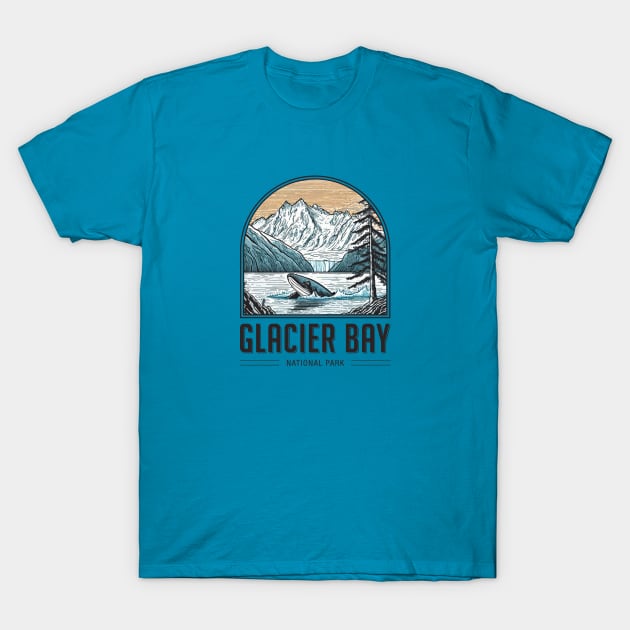 Glacier Bay National Park T-Shirt by Curious World